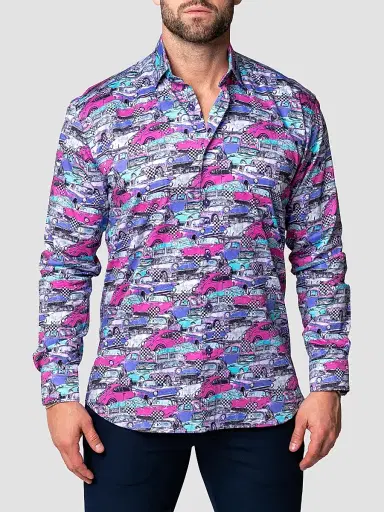 Maceoo Men's Fibonacci Vin Multi Shirt | Thumbnail 2 Maceoo Men's Fibonacci Vin Multi Shirt | Thumbnail 2