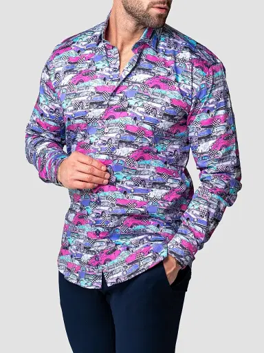 Maceoo Men's Fibonacci Vin Multi Shirt | Thumbnail 5 Maceoo Men's Fibonacci Vin Multi Shirt | Thumbnail 5