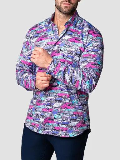 Maceoo Men's Fibonacci Vin Multi Shirt | Thumbnail 7 Maceoo Men's Fibonacci Vin Multi Shirt | Thumbnail 7