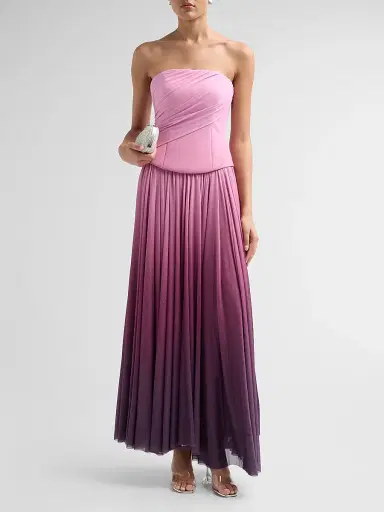 ACLER Women's Femme Fatale Primley Ombré Strapless Maxi Dress | Thumbnail 2 ACLER Women's Femme Fatale Primley Ombré Strapless Maxi Dress | Thumbnail 2