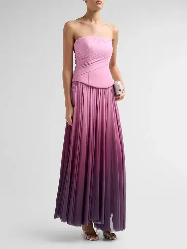 ACLER Women's Femme Fatale Primley Ombré Strapless Maxi Dress | Thumbnail 4 ACLER Women's Femme Fatale Primley Ombré Strapless Maxi Dress | Thumbnail 4