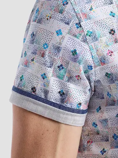 Robert Graham Men's Embarcadero Geometric Cotton Short-Sleeve Shirt | Thumbnail 6 Robert Graham Men's Embarcadero Geometric Cotton Short-Sleeve Shirt | Thumbnail 6