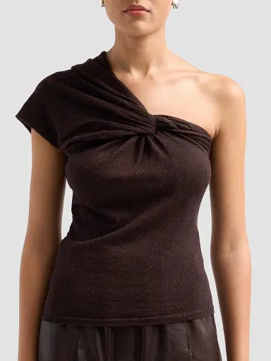 A.L.C. A. L.C. Women's Kaylee Merino Wool One-Shoulder Top | Thumbnail 5 A.L.C. A. L.C. Women's Kaylee Merino Wool One-Shoulder Top | Thumbnail 5
