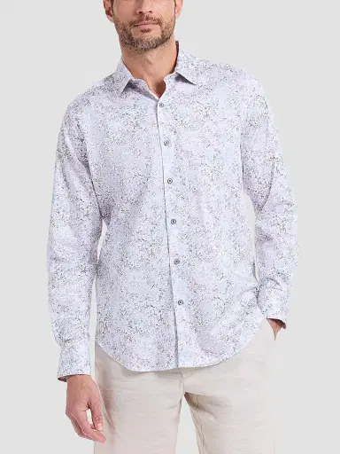 Robert Graham Men's Liverpool Printed Stretch-Cotton Shirt | Thumbnail 3 Robert Graham Men's Liverpool Printed Stretch-Cotton Shirt | Thumbnail 3