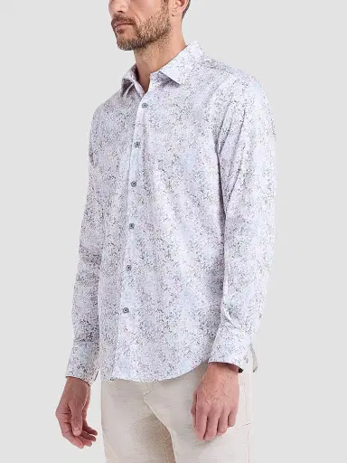 Robert Graham Men's Liverpool Printed Stretch-Cotton Shirt | Thumbnail 4 Robert Graham Men's Liverpool Printed Stretch-Cotton Shirt | Thumbnail 4