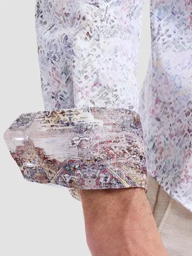 Robert Graham Men's Liverpool Printed Stretch-Cotton Shirt | Thumbnail 6 Robert Graham Men's Liverpool Printed Stretch-Cotton Shirt | Thumbnail 6