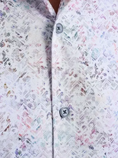 Robert Graham Men's Liverpool Printed Stretch-Cotton Shirt | Thumbnail 7 Robert Graham Men's Liverpool Printed Stretch-Cotton Shirt | Thumbnail 7