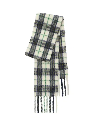 Burberry Men's Check Narrow Alpaca-Wool Scarf | Thumbnail 1 Burberry Men's Check Narrow Alpaca-Wool Scarf | Thumbnail 1