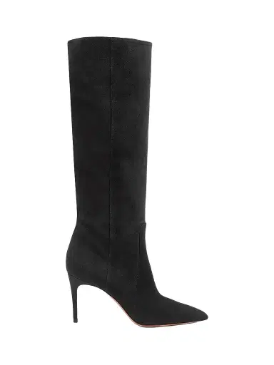Santoni Women's Viola 85MM Suede Knee-High Stiletto Boots | Thumbnail 1 Santoni Women's Viola 85MM Suede Knee-High Stiletto Boots | Thumbnail 1