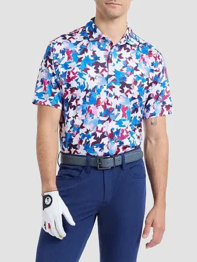 Robert Graham Men's Bartlow Knit Polo Shirt | Thumbnail 3 Robert Graham Men's Bartlow Knit Polo Shirt | Thumbnail 3