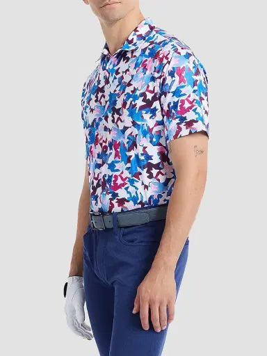 Robert Graham Men's Bartlow Knit Polo Shirt | Thumbnail 4 Robert Graham Men's Bartlow Knit Polo Shirt | Thumbnail 4