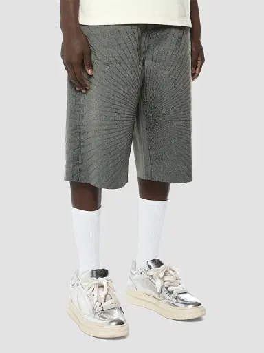 Purple Brand Men's Radial Hotfix Cotton Shorts | Thumbnail 3 Purple Brand Men's Radial Hotfix Cotton Shorts | Thumbnail 3