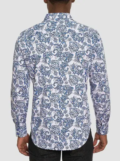 Robert Graham Men's Divan Woven Button-Up Shirt | Thumbnail 3 Robert Graham Men's Divan Woven Button-Up Shirt | Thumbnail 3