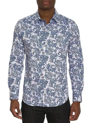 Robert Graham Men's Divan Woven Button-Up Shirt | Thumbnail 1 Robert Graham Men's Divan Woven Button-Up Shirt | Thumbnail 1