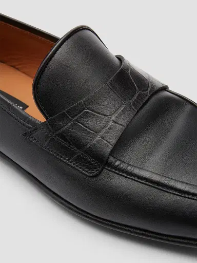 Dolce & Gabbana Men's Leather & Alligator Loafers | Thumbnail 5 Dolce & Gabbana Men's Leather & Alligator Loafers | Thumbnail 5