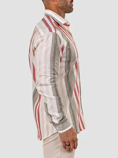 Maceoo Men's Fibonacci Marthyr Bold Stripe Shirt | Thumbnail 3 Maceoo Men's Fibonacci Marthyr Bold Stripe Shirt | Thumbnail 3