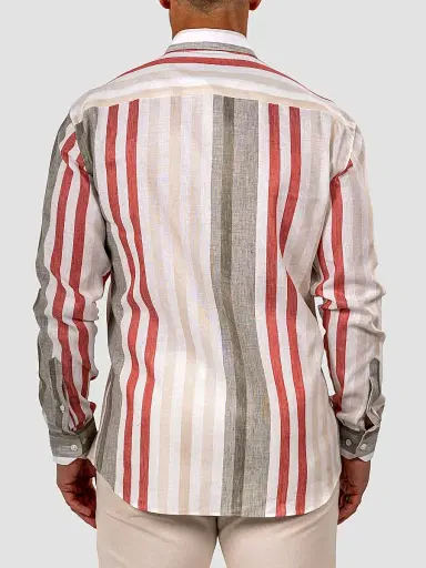 Maceoo Men's Fibonacci Marthyr Bold Stripe Shirt | Thumbnail 4 Maceoo Men's Fibonacci Marthyr Bold Stripe Shirt | Thumbnail 4