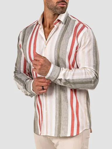 Maceoo Men's Fibonacci Marthyr Bold Stripe Shirt | Thumbnail 7 Maceoo Men's Fibonacci Marthyr Bold Stripe Shirt | Thumbnail 7