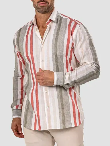 Maceoo Men's Fibonacci Marthyr Bold Stripe Shirt | Thumbnail 9 Maceoo Men's Fibonacci Marthyr Bold Stripe Shirt | Thumbnail 9
