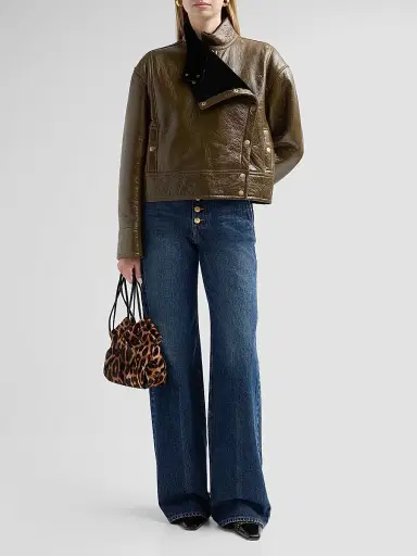 Ulla Johnson Women's Honora Leather Jacket | Thumbnail 2 Ulla Johnson Women's Honora Leather Jacket | Thumbnail 2