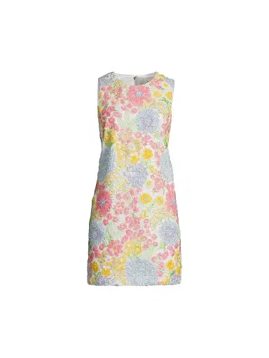 Lilly Pulitzer Women's Airbella Floral Sequined Shift Dress | Thumbnail 1 Lilly Pulitzer Women's Airbella Floral Sequined Shift Dress | Thumbnail 1