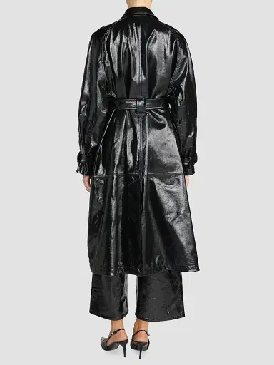 Frame Women's The Mac Patent Leather Coat | Thumbnail 3 Frame Women's The Mac Patent Leather Coat | Thumbnail 3