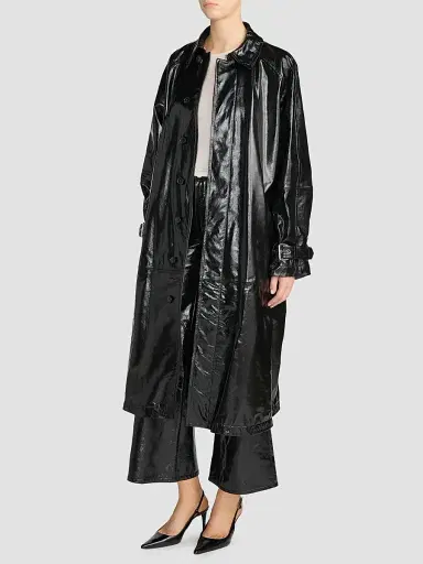 Frame Women's The Mac Patent Leather Coat | Thumbnail 6 Frame Women's The Mac Patent Leather Coat | Thumbnail 6