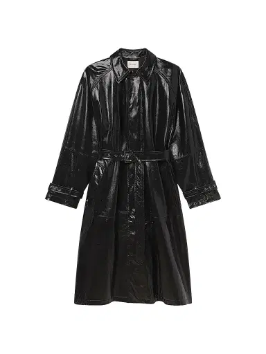 Frame Women's The Mac Patent Leather Coat | Thumbnail 1 Frame Women's The Mac Patent Leather Coat | Thumbnail 1