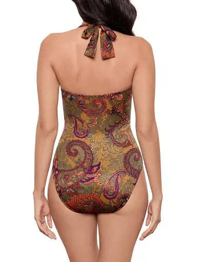 Miraclesuit Swim Women's Perissa Rock Halterneck Paisley One-Piece Swimsuit | Thumbnail 4 Miraclesuit Swim Women's Perissa Rock Halterneck Paisley One-Piece Swimsuit | Thumbnail 4