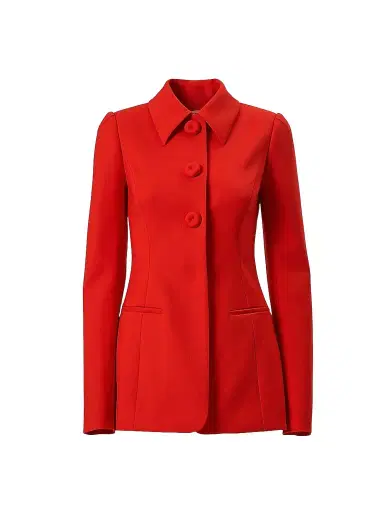 Carolina Herrera Women's Collared Stretch-Wool Tie-Waist Jacket | Thumbnail 1 Carolina Herrera Women's Collared Stretch-Wool Tie-Waist Jacket | Thumbnail 1