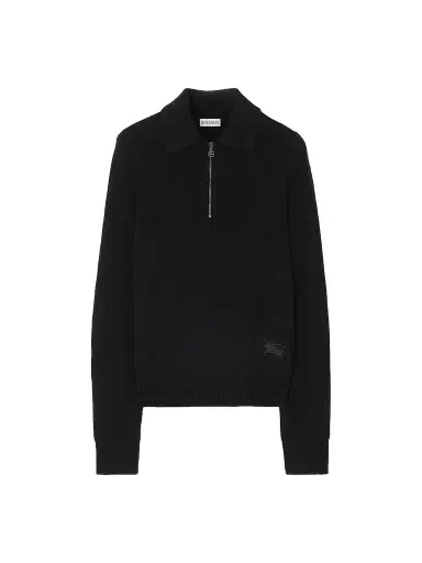 Burberry Women's Cait Cashmere Quarter-Zip Sweater | Thumbnail 1 Burberry Women's Cait Cashmere Quarter-Zip Sweater | Thumbnail 1
