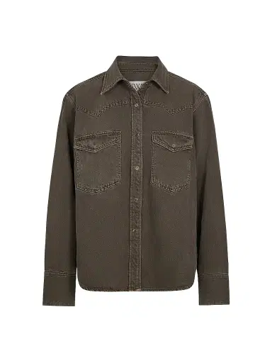 TWP Women's Yellowstone Cotton Denim Shirt | Thumbnail 1 TWP Women's Yellowstone Cotton Denim Shirt | Thumbnail 1