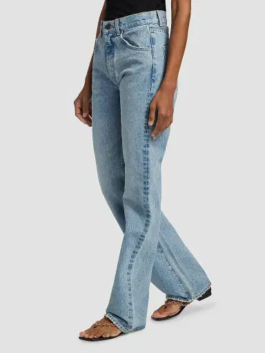 Nili Lotan Women's Mitchell High-Rise Straight-Leg Jeans | Thumbnail 4 Nili Lotan Women's Mitchell High-Rise Straight-Leg Jeans | Thumbnail 4
