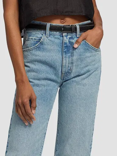 Nili Lotan Women's Mitchell High-Rise Straight-Leg Jeans | Thumbnail 6 Nili Lotan Women's Mitchell High-Rise Straight-Leg Jeans | Thumbnail 6