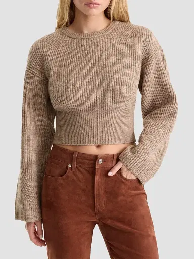 GOOD AMERICAN Women's The Chunky Knit Sweater | Thumbnail 4 GOOD AMERICAN Women's The Chunky Knit Sweater | Thumbnail 4