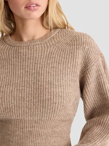 GOOD AMERICAN Women's The Chunky Knit Sweater | Thumbnail 6 GOOD AMERICAN Women's The Chunky Knit Sweater | Thumbnail 6