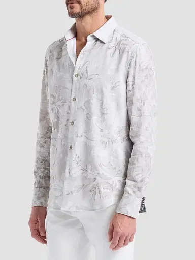 Robert Graham Men's Sand Cruiser Floral Graphic Shirt | Thumbnail 5 Robert Graham Men's Sand Cruiser Floral Graphic Shirt | Thumbnail 5