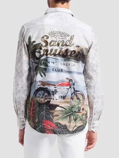 Robert Graham Men's Sand Cruiser Floral Graphic Shirt | Thumbnail 6 Robert Graham Men's Sand Cruiser Floral Graphic Shirt | Thumbnail 6