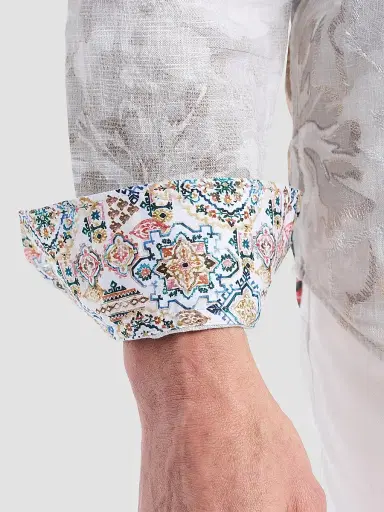 Robert Graham Men's Sand Cruiser Floral Graphic Shirt | Thumbnail 7 Robert Graham Men's Sand Cruiser Floral Graphic Shirt | Thumbnail 7