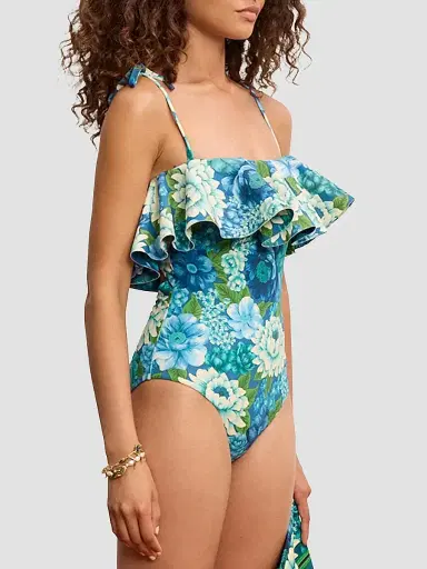 ALÉMAIS Women's Margo Ruffle One-Piece Swimsuit | Thumbnail 3 ALÉMAIS Women's Margo Ruffle One-Piece Swimsuit | Thumbnail 3