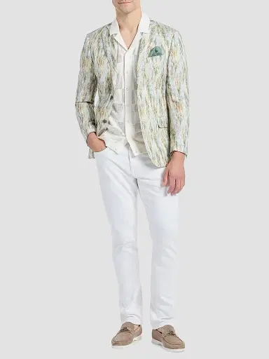 Robert Graham Men's Barnsley Woven Linen-Blend Sport Coat | Thumbnail 2 Robert Graham Men's Barnsley Woven Linen-Blend Sport Coat | Thumbnail 2