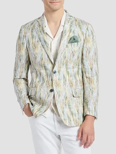 Robert Graham Men's Barnsley Woven Linen-Blend Sport Coat | Thumbnail 3 Robert Graham Men's Barnsley Woven Linen-Blend Sport Coat | Thumbnail 3