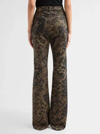 Cinq à Sept Women's Charlie Patchwork-Lace Print Jeans | Thumbnail 3 Cinq à Sept Women's Charlie Patchwork-Lace Print Jeans | Thumbnail 3