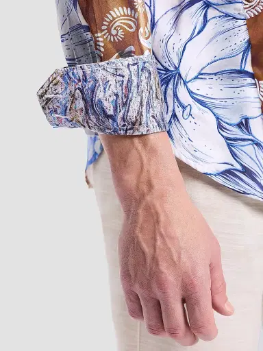 Robert Graham Men's Mendiburu Multi-Print Cotton Button-Front Shirt | Thumbnail 6 Robert Graham Men's Mendiburu Multi-Print Cotton Button-Front Shirt | Thumbnail 6