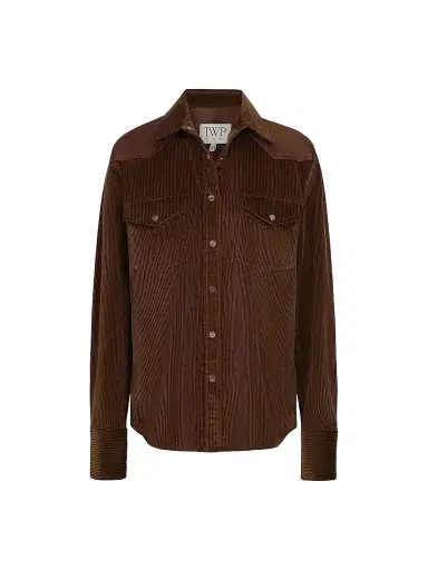 TWP Women's Cowboy Take Me Away Corduroy Shirt | Thumbnail 1 TWP Women's Cowboy Take Me Away Corduroy Shirt | Thumbnail 1