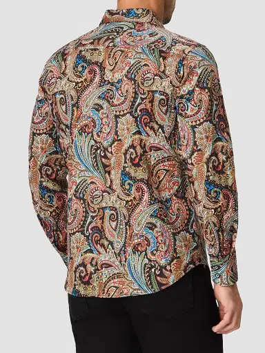 Robert Graham Men's Ferncraw Paisley Stretch-Cotton Shirt | Thumbnail 3 Robert Graham Men's Ferncraw Paisley Stretch-Cotton Shirt | Thumbnail 3