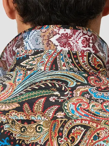 Robert Graham Men's Ferncraw Paisley Stretch-Cotton Shirt | Thumbnail 5 Robert Graham Men's Ferncraw Paisley Stretch-Cotton Shirt | Thumbnail 5