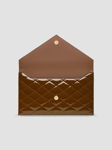 Saint Laurent Women's Paris Pouch in Patent Leather | Thumbnail 2 Saint Laurent Women's Paris Pouch in Patent Leather | Thumbnail 2