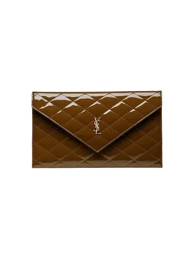 Saint Laurent Women's Paris Pouch in Patent Leather | Thumbnail 1 Saint Laurent Women's Paris Pouch in Patent Leather | Thumbnail 1