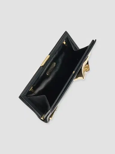 Carolina Herrera Women's Pats Calla Lily Leather Clutch | Thumbnail 3 Carolina Herrera Women's Pats Calla Lily Leather Clutch | Thumbnail 3